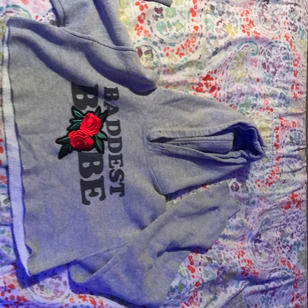Crop top hoodie